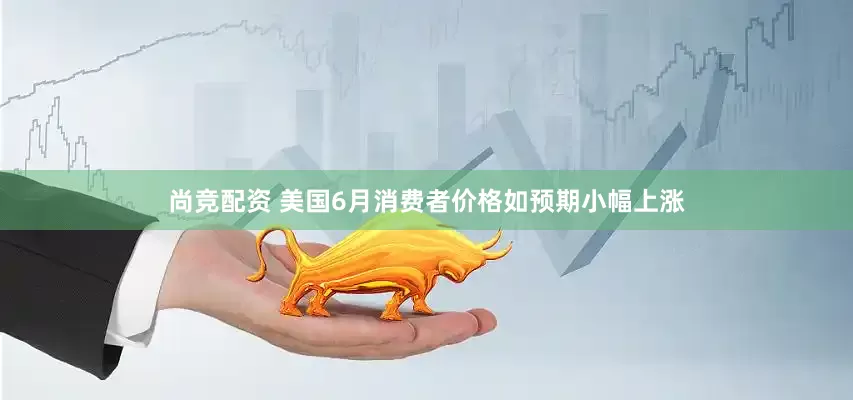 尚竞配资 美国6月消费者价格如预期小幅上涨
